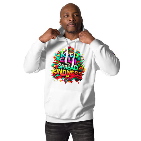 "Keep Calm And Spread Kindness" Ultimate Graphic Collection Unisex Hoodie - Karma Inc Apparel 