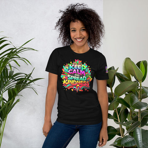'Keep Calm and Spread Kindness" Ultimate Fraphic Collection Unisex T-Shirt - Karma Inc Apparel 