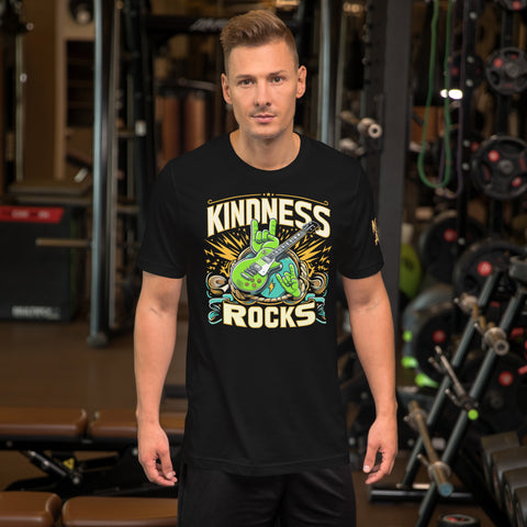 "KINDNESS ROCKS" Ultimate Graphics Les Paul Unisex T-Shirt - Karma Inc Apparel 