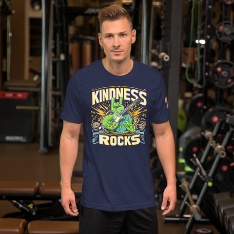 "KINDNESS ROCKS" Ultimate Graphics Les Paul Unisex T-Shirt - Karma Inc Apparel 