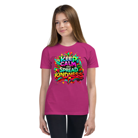 "Keep Calm And Spread Kindness" Ultimate Graphic Collection Youth T-Shirt - Karma Inc Apparel 
