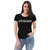 Karma Inc Apparel  Black / S #ITSCOOL2BKIND Premium Organic Cotton Womens Fitted T-Shirt