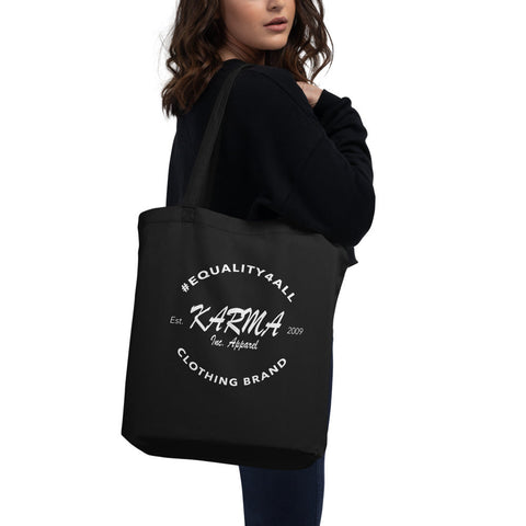 Karma Inc Apparel  "SMOTHER HATE WITH LOVE" Premium Organic Cotton Tote Bag
